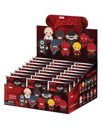 DAREDEVIL - 3D Foam Bag Clip (Display 24 Pcs) - vue principale