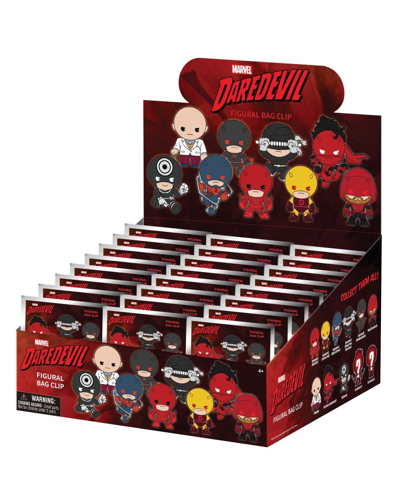 DAREDEVIL - 3D Foam Bag Clip (Display 24 Pcs) - vue principale