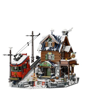 PANTASY - Cabane au sommet - Bloc de Construction 3135 pcs - vue de face