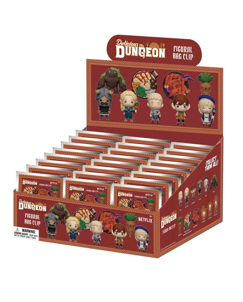 GLOUTON ET DRAGONS - Series 1 - 3D Foam Bag Clip (Display 24 Pcs) - vue principale