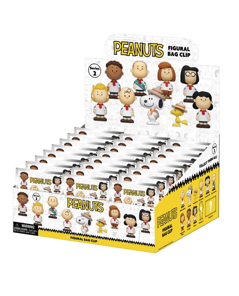SNOOPY - Series 2 - 3D Foam Bag Clip (Display 24 Pcs) - vue principale