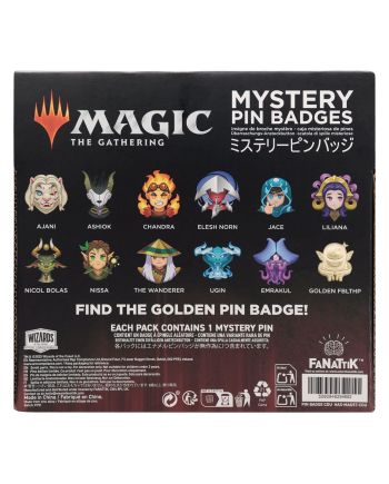 MAGIC THE GATHERING - Mystery Box de 12 Pin's - vue de dos