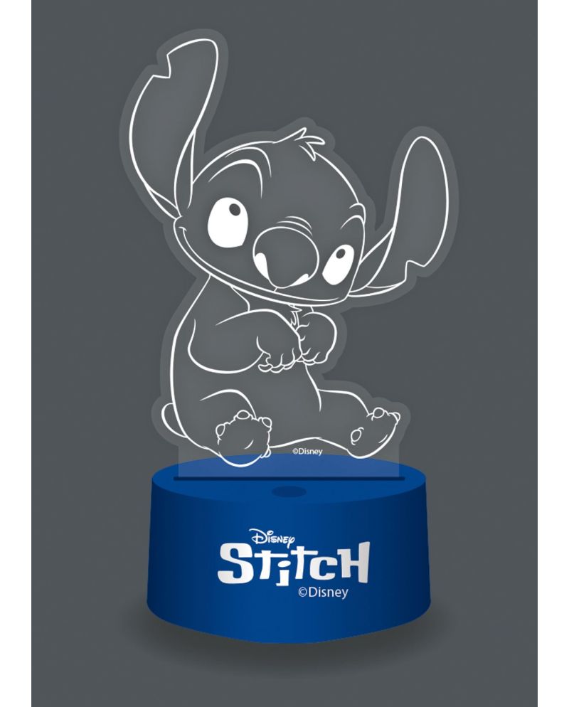 STITCH - Lampe 3D RGB avec Télécommande - vue principale