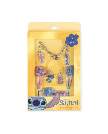 STITCH - Set Bracelet avec Charmes & Accessoires à Cheveux - vue du packaging