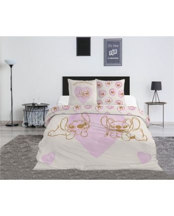 LILO & STITCH - Parure de lit 240x220cm + 2x65x65cm - Stitch & Angel - vue principale