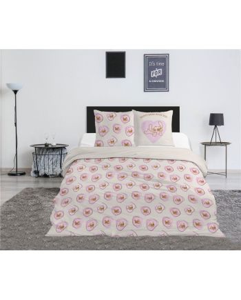 LILO & STITCH - Parure de lit 240x220cm + 2x65x65cm - Stitch & Angel - vue de face