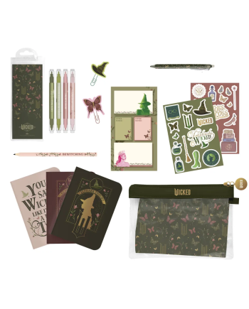 WICKED - Partie 2 - Set de Papeterie avec 3 Notebooks A6 - 10pc. - vue principale