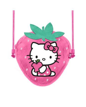 HELLO KITTY - Fraise - Mini Sac à Bandoulière Fourrure '20x15x6cm' - vue principale