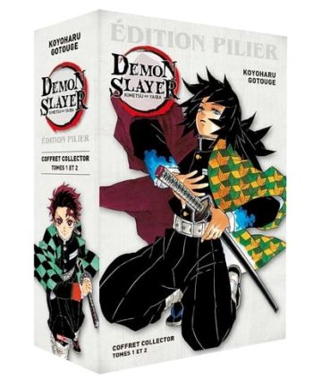 DEMON SLAYER - Coffret Edition Pilier - Tome 1 et 2 - vue principale