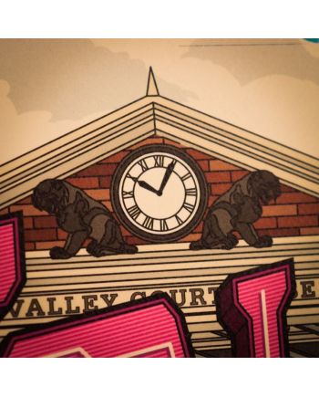 RETOUR VERS LE FUTUR - Hill Valley - Art Print - Edition Limitée - vue du packaging