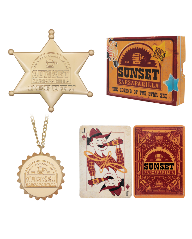 FALLOUT -Sunset Sarsaparilla Legend of the star set -Gold coloured Ed. - vue principale