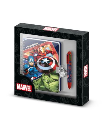AVENGERS - Gift Box - Journal Intime + Stylo - vue principale