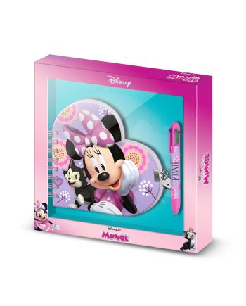 MINNIE - Coeur - Gift Box - Journal Intime + Stylo - vue principale