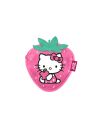 HELLO KITTY - Fraise - Porte-Monnaie Fourrure '12x11x2cm' - vue de face