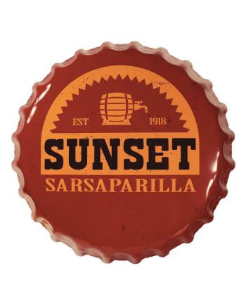 FALLOUT - Sunset Sarsaparilla Bottle Cap - Tin Sign - vue principale