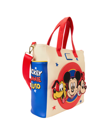DISNEY-Mickey & Friend -Mini Backpack & Tote Bag convertible Loungefly