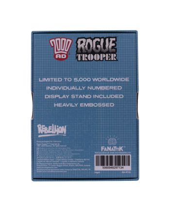 2000AD ROGUE TROOPER - Lingot Edition Limitée - vue du packaging