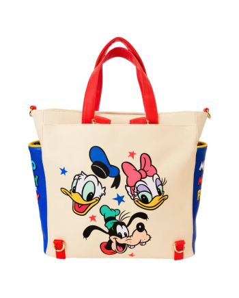 DISNEY-Mickey & Friend -Mini Backpack & Tote Bag convertible Loungefly