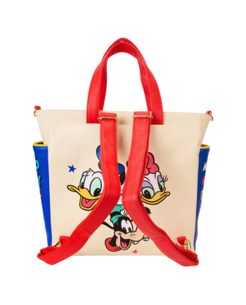 DISNEY-Mickey & Friend -Mini Backpack & Tote Bag convertible Loungefly