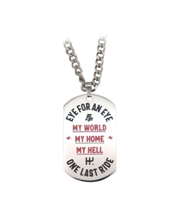 FAST & FURIOUS - Stainless Steel Dog Tag Edition Limitée - vue de face