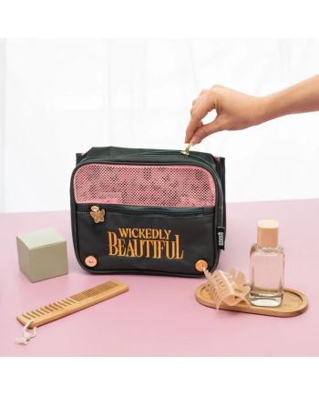 WICKED - Beautiful - Trousse de Voyage avec Crochet de Suspension - vue de profil