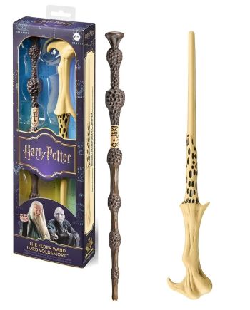 HARRY POTTER - 2 Baguettes PVC - Lord Voldemort & Baguette de Sureau - vue principale