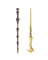 HARRY POTTER - 2 Baguettes PVC - Lord Voldemort & Baguette de Sureau - vue de profil