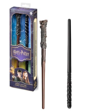 HARRY POTTER - 2 Baguettes PVC - Harry Potter & Ginny Weasley - vue principale