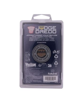 2000AD JUDGE DREDD - Mega-City One - Pièce Edition Limitée - vue de detail