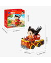 ASTRO BOY - Camion de pompiers - Bloc de Construction - vue de profil