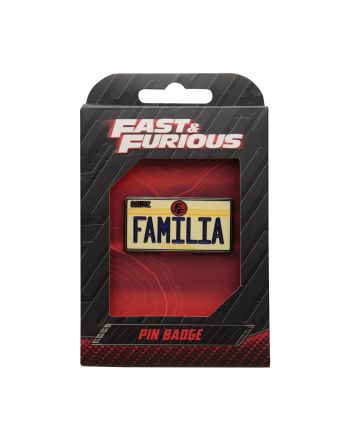 FAST & FURIOUS - Familia License Plate - Pin's Edition Limitée - vue de face