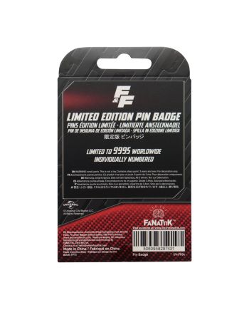 FAST & FURIOUS - Familia License Plate - Pin's Edition Limitée - vue de profil