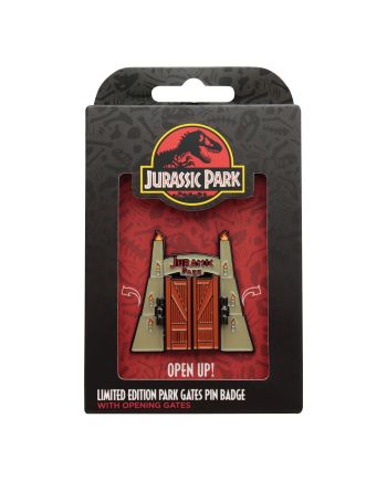 JURASSIC PARK - Gates Hinged - Pin's Edition Limitée - vue de profil