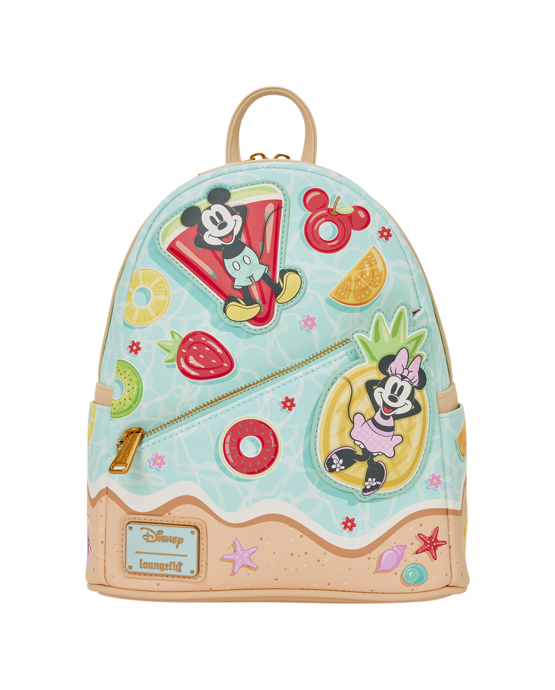MICKEY & MINNIE - Beach Fun - Mini Sac à Dos LoungeFly - vue principale
