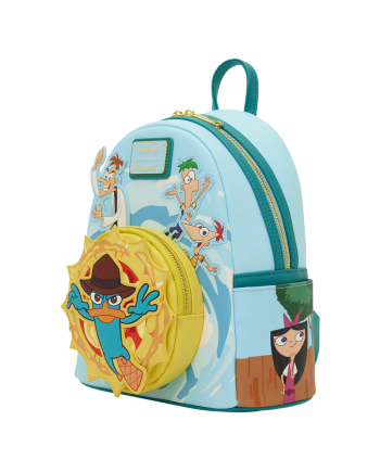 PHINEAS & FERB - Mini Sac à Dos Loungefly - vue de dos