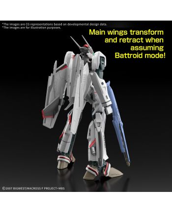 MACROSS - HG 1/100 VF-25F Messiah Valkyrie Alto Custom - Model Kit - vue de face
