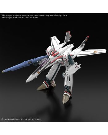 MACROSS - HG 1/100 VF-25F Messiah Valkyrie Alto Custom - Model Kit - vue de profil
