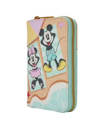 MICKEY & MINNIE - Beach Fun - Portefeuille LoungeFly - vue de face