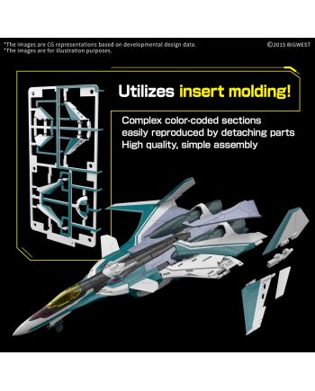 MACROSS - HG 1/100 VF-31S Siegfried Deluxe Set - Model Kit - vue du packaging