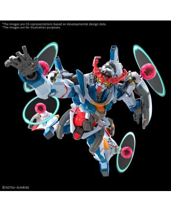 GUNDAM - HG 1/144 GQuuuuuuX (Endymion Unit Awakened) - Model Kit - vue de detail