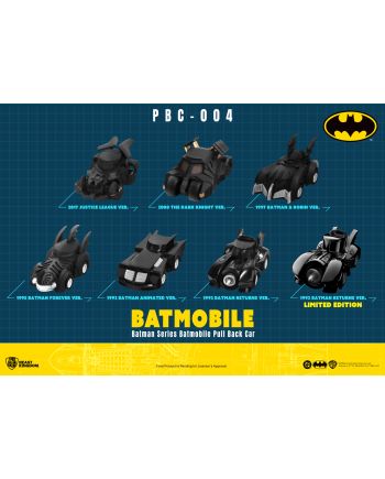 DC - Batman series Batmobile Pull Back Car - Set 6 Fig. Blind Box 5cm - vue principale