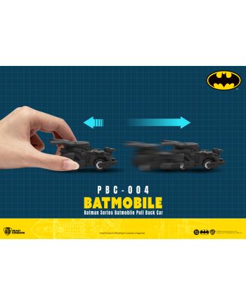 DC - Batman series Batmobile Pull Back Car - Set 6 Fig. Blind Box 5cm - vue de profil