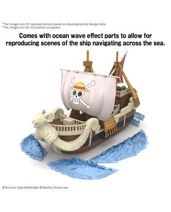 ONE PIECE - Grand Ship Collection Going Merry "Netflix" - Model Kit - vue de profil