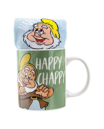 BLANCHE NEIGE - Joyeux - Mug et Chaussettes - vue de dos