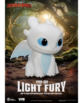 DRAGON - Light Fury - Tirelire Vinyl Figure 12cm - vue de face