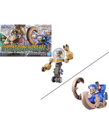 ONE PIECE- Chopper Robo Supper 2&3 Heavy Armor & Horn Dozer -Model Kit - vue principale
