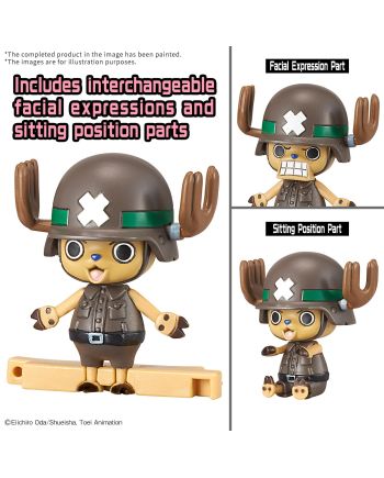 ONE PIECE- Chopper Robo Supper 2&3 Heavy Armor & Horn Dozer -Model Kit - vue de profil
