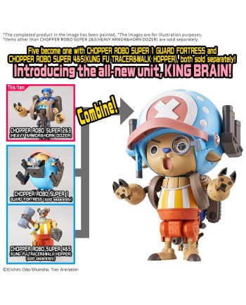 ONE PIECE- Chopper Robo Supper 2&3 Heavy Armor & Horn Dozer -Model Kit - vue du packaging