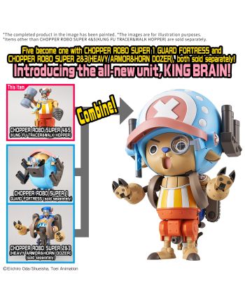 ONE PIECE- Chopper Robo Supper 4&5 Kung Fu ...& Walk Hopper -Model Kit - vue du packaging