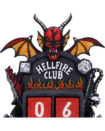 STRANGER THINGS - Hellfire Club - Calendrier Perpétuel - vue de detail